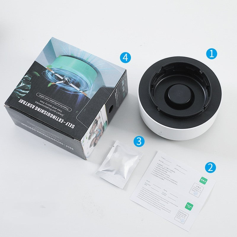 Smoke Removal Air Purification Ashtray Anion