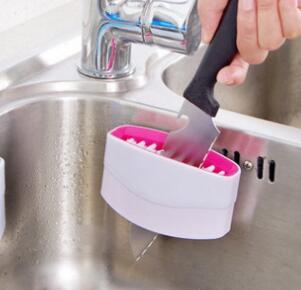 Kitchen Knife And Fork Chopsticks Cleaning Brush