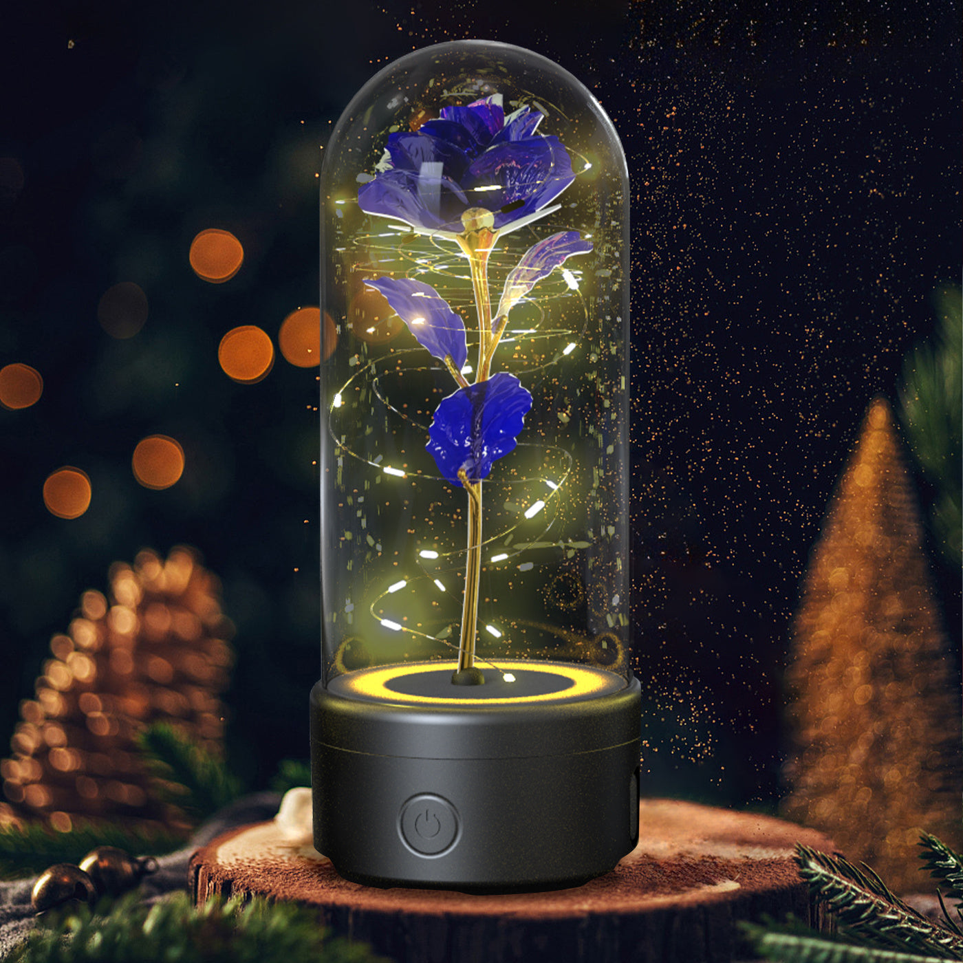 Creative 2 In 1 Rose Flowers LED Light And Valentine's Day Gift