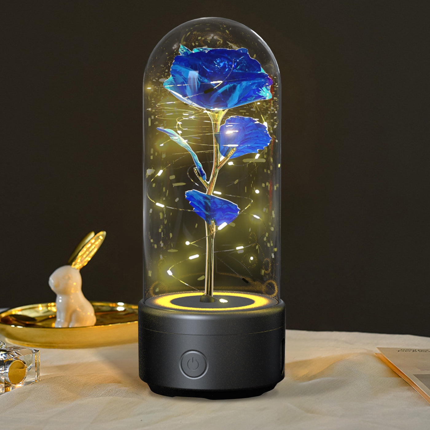 Creative 2 In 1 Rose Flowers LED Light And Valentine's Day Gift