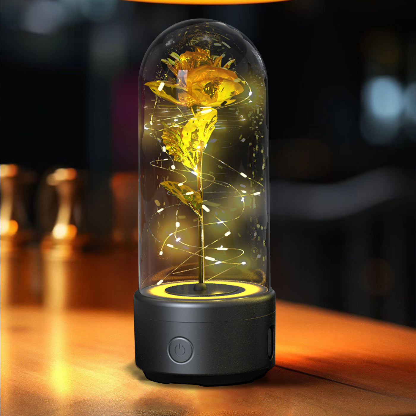 Creative 2 In 1 Rose Flowers LED Light And Valentine's Day Gift