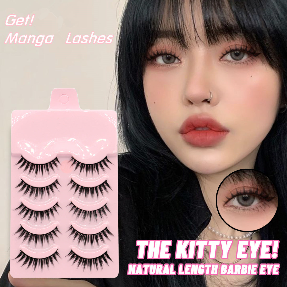 5 Pairs Manga Lashes New Arrival Anime