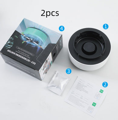 Smoke Removal Air Purification Ashtray Anion