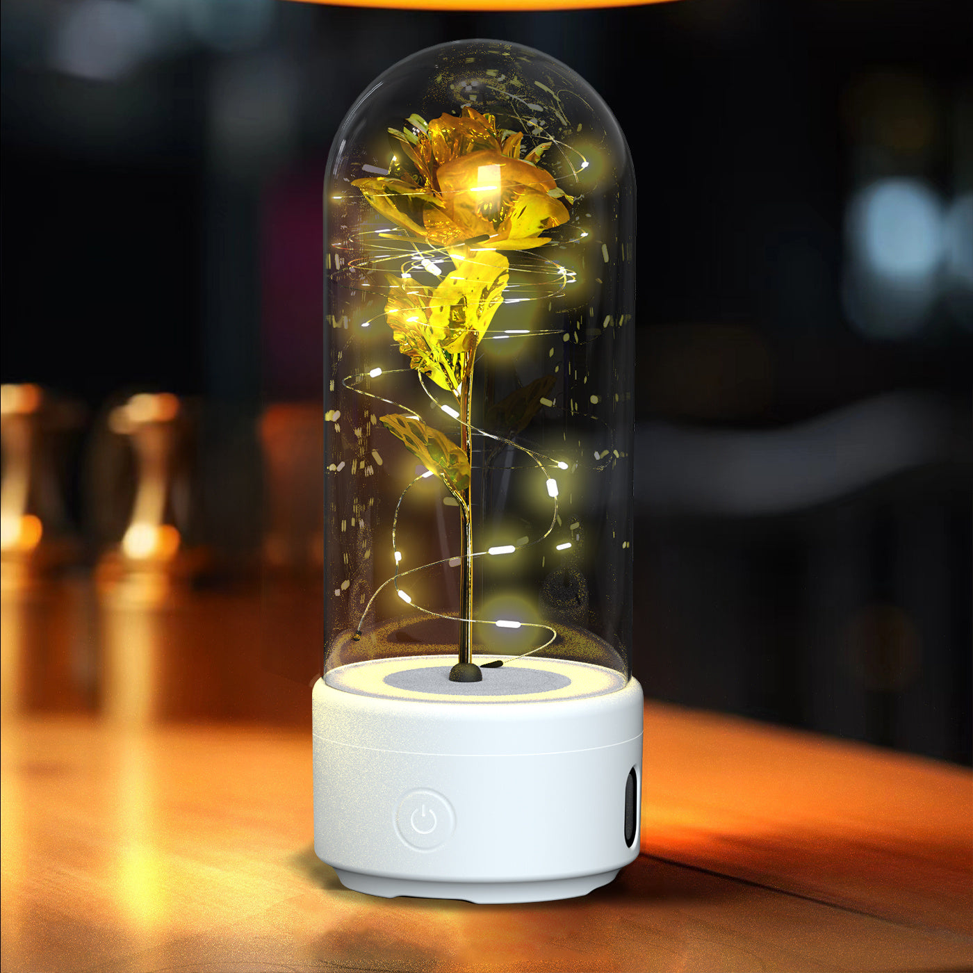 Creative 2 In 1 Rose Flowers LED Light And Valentine's Day Gift