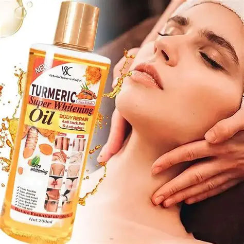 Turmeric Oil - 1 Litre  Brighten Naturally, Moisturizing Turmeric  Oil, Lightening, Reducing Blemishes, Dark Spots